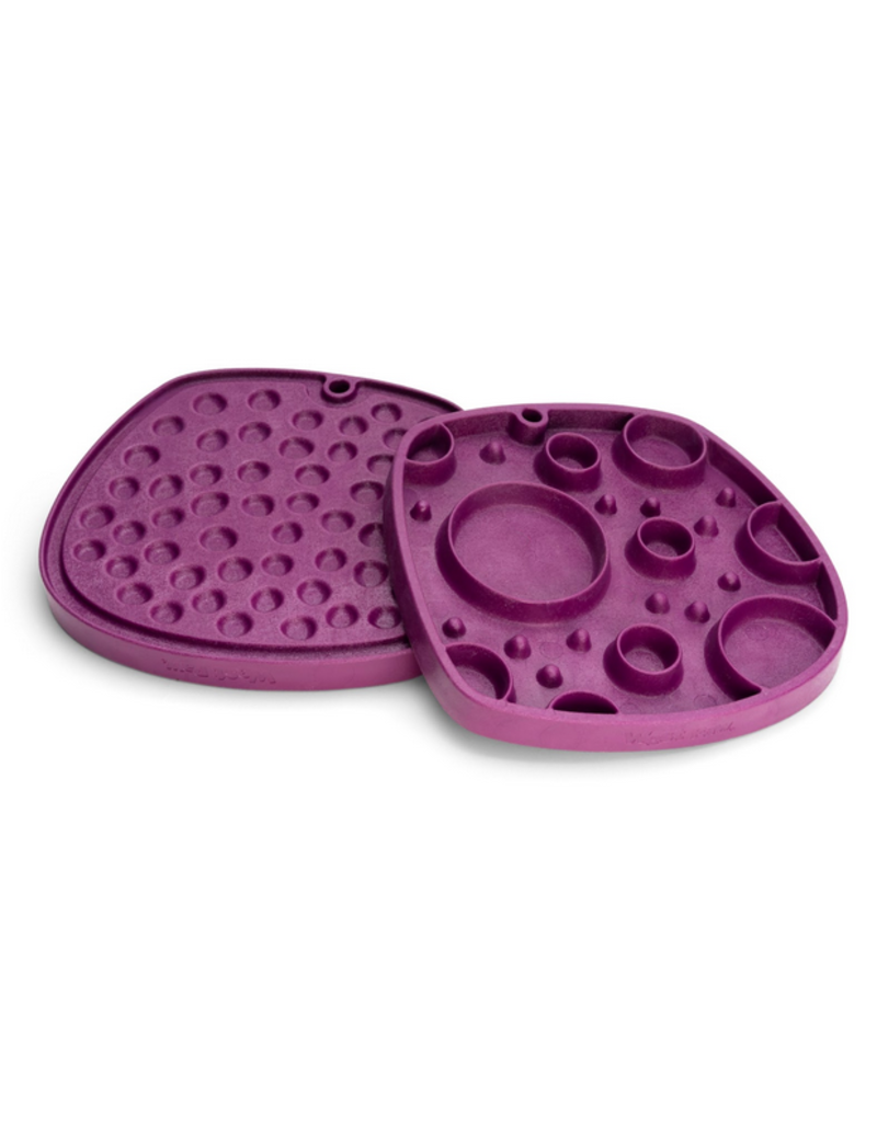 West Paw West Paw Sea Flex | Dog Feast Mat Bubbles Tropic Red