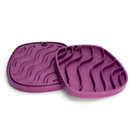 West Paw West Paw Sea Flex | Dog Feast Mat Waves Tropic Red