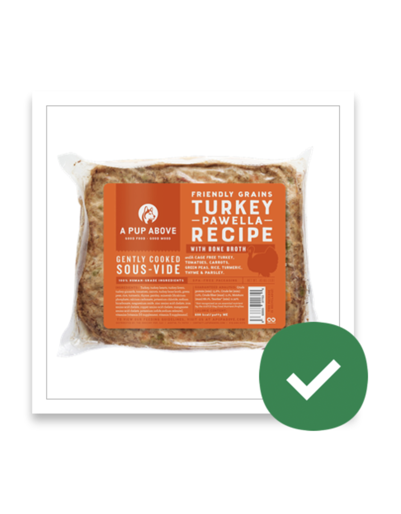 A Pup Above A Pup Above Gently Cooked | Turkey Pawella Recipe 1 lb (*Frozen Products for Local Delivery or In-Store Pickup Only. *)