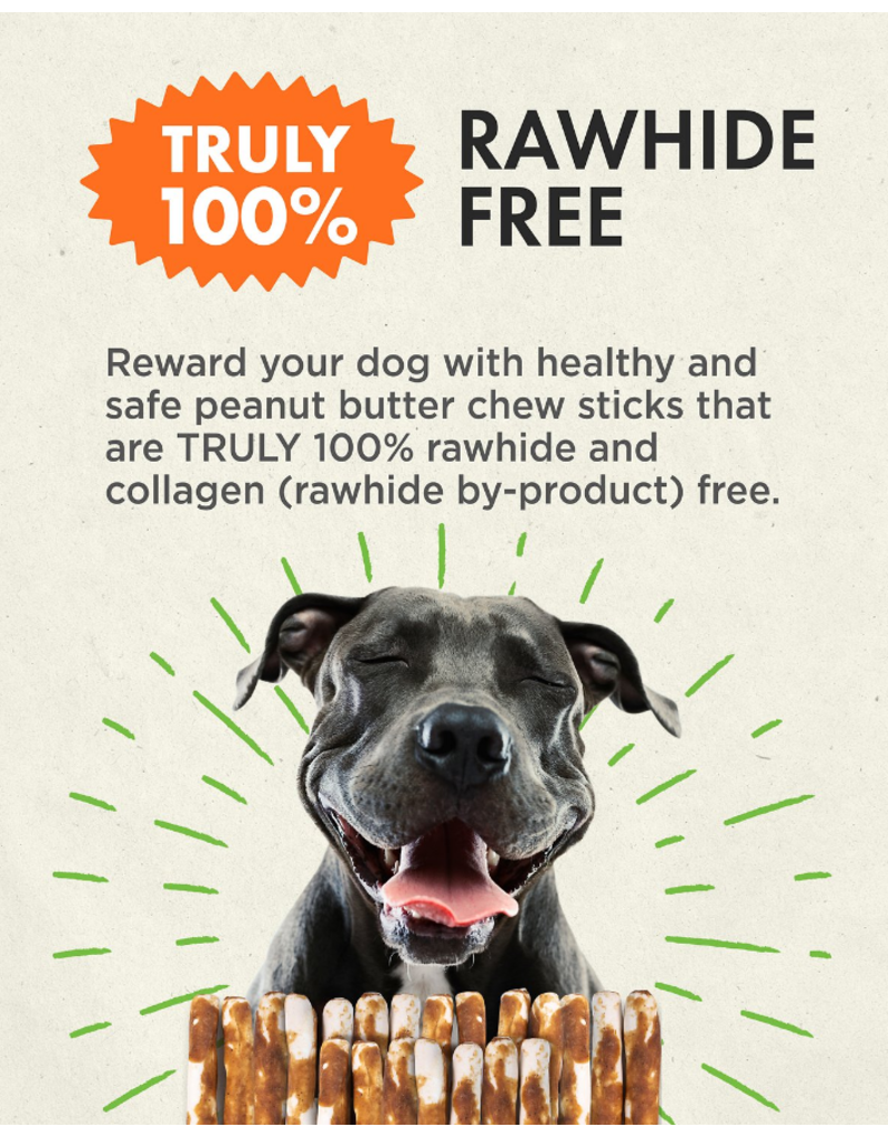 Canine Naturals Canine Naturals Hide Free Dog Chews | Peanut Butter Sticks 40 pk
