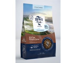 ZiwiPeak Steam-Dried Dog Food Beef & Pumpkin 7.1 lb - The Pet Beastro