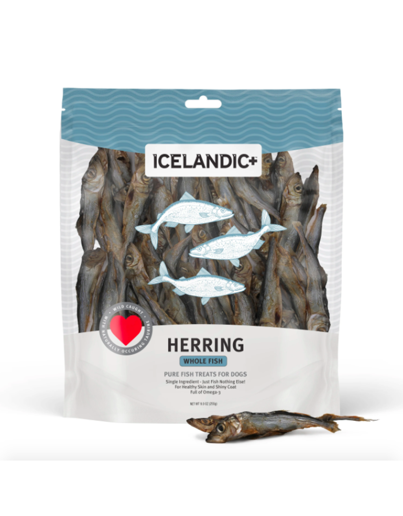 IcelandicPLUS Icelandic+ Dog Treats | Whole Herring 9 oz