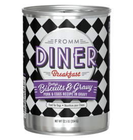 Fromm Fromm Diner Dog Food Can | Breakfast Betty's Biscuits & Gravy 12.5 oz CASE