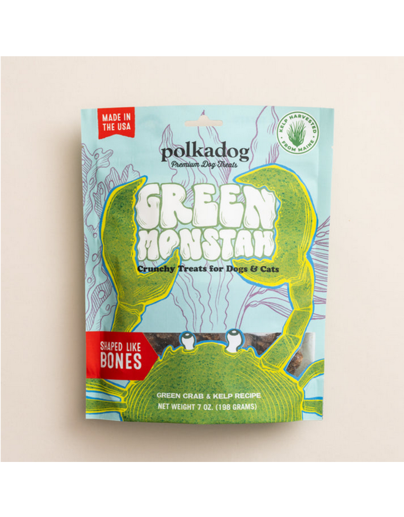 Polka Dog Bakery Polka Dog Bakery | Green Monstah Bones 7 oz