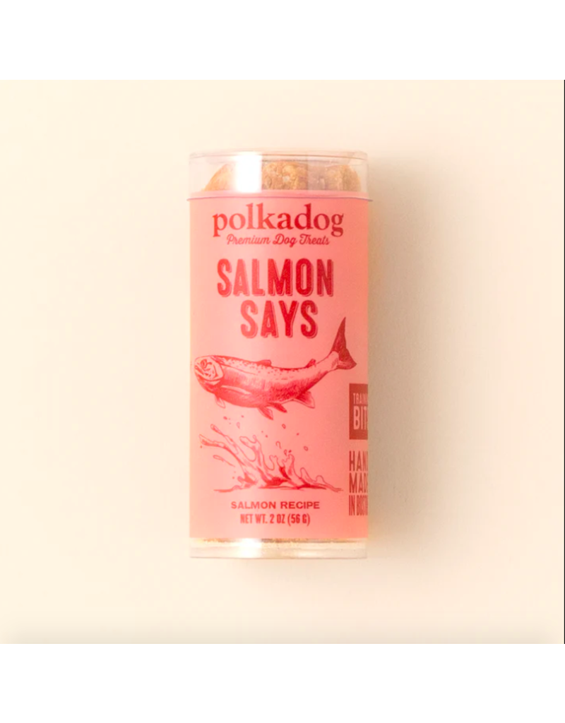 Polka Dog Bakery Polka Dog Bakery | Salmon Says Training Bites Mini 2 oz