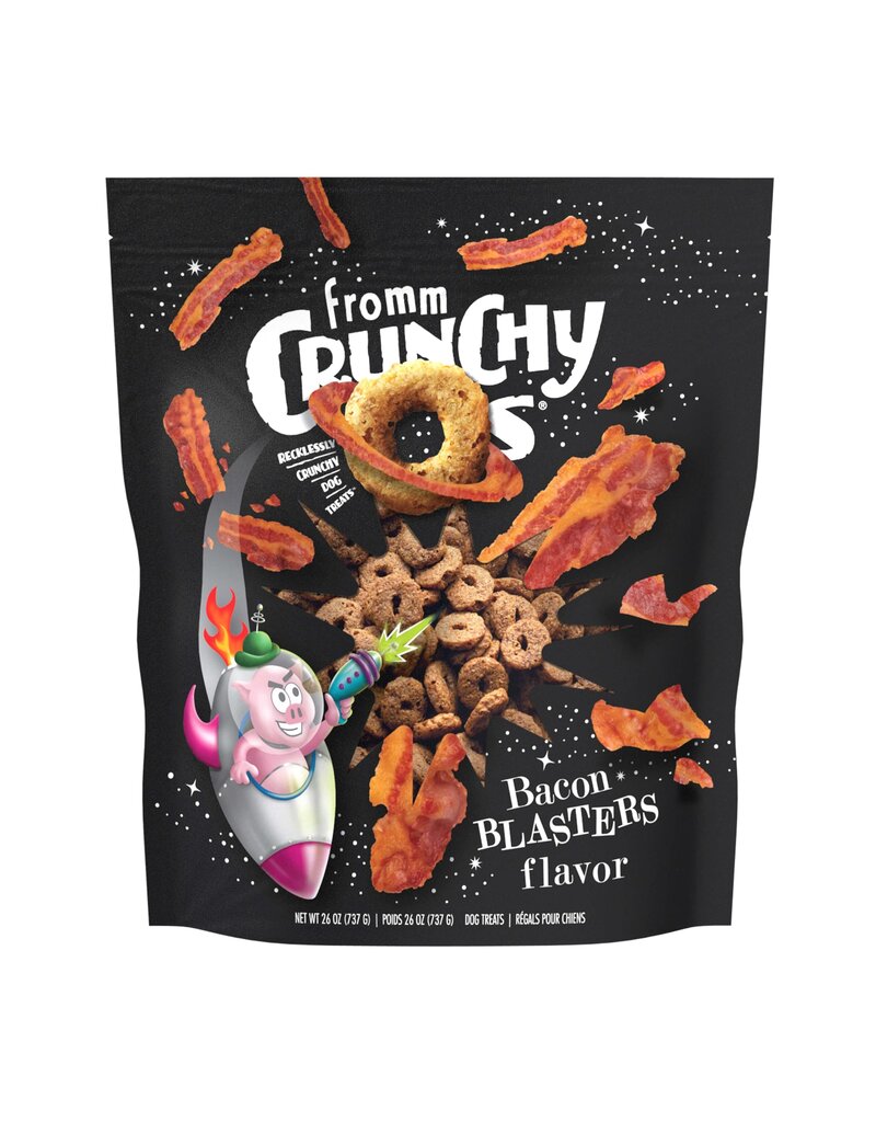 Fromm Fromm Crunchy-O's Dog Treats | Bacon Blasters 26 oz