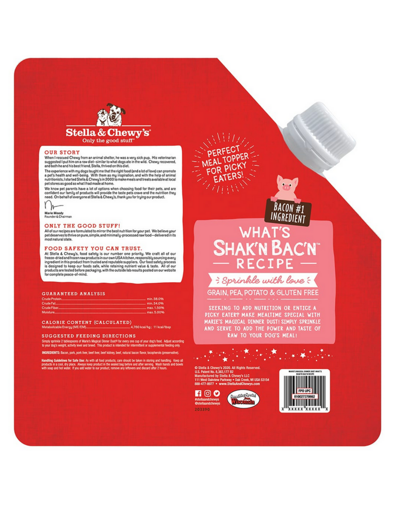 Stella & Chewy's Stella & Chewy's Marie's Magical Dinner Dust For Dogs | Bacon 7 oz
