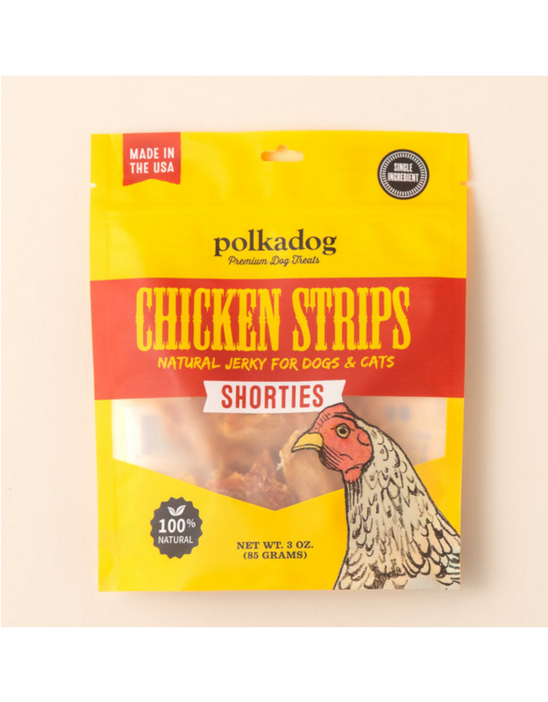 Polka Dog Bakery Polka Dog Bakery | Chicken Strips Jerky Shorties 3 oz