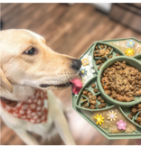 Pawsome Tails Pawsome Tails | Enrichment Feeder w/ Center Bowl Sage Green