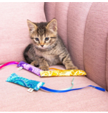 Crochet Kitty Cat Toys Crochet Kitty Cat Toys | Crinkle Sticks 3 Pack Catnip Free