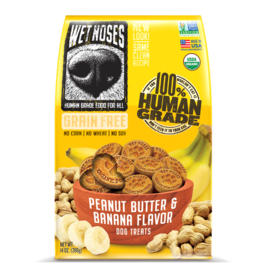 Wet Noses Wet Noses Crunchy Dog Treats  | Grain Free Peanut Butter & Banana 14 oz