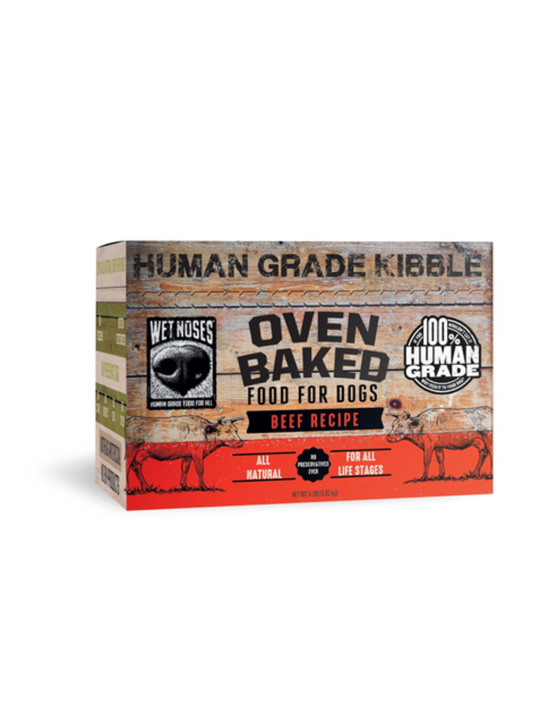 Wet Noses Wet Noses Oven Baked Dog Kibble | Human Grade Beef Recipe 5 lb