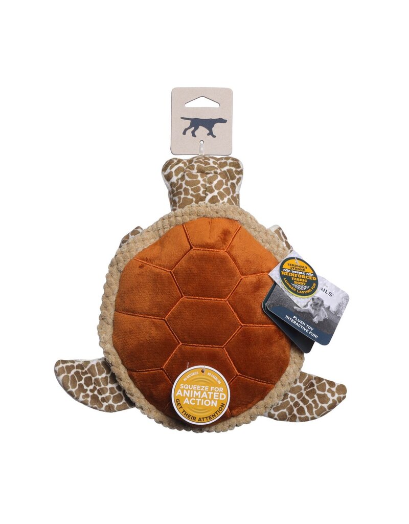 Tall Tails Tall Tails Plush Dog Toys | Animated Sea Turtle 10 in