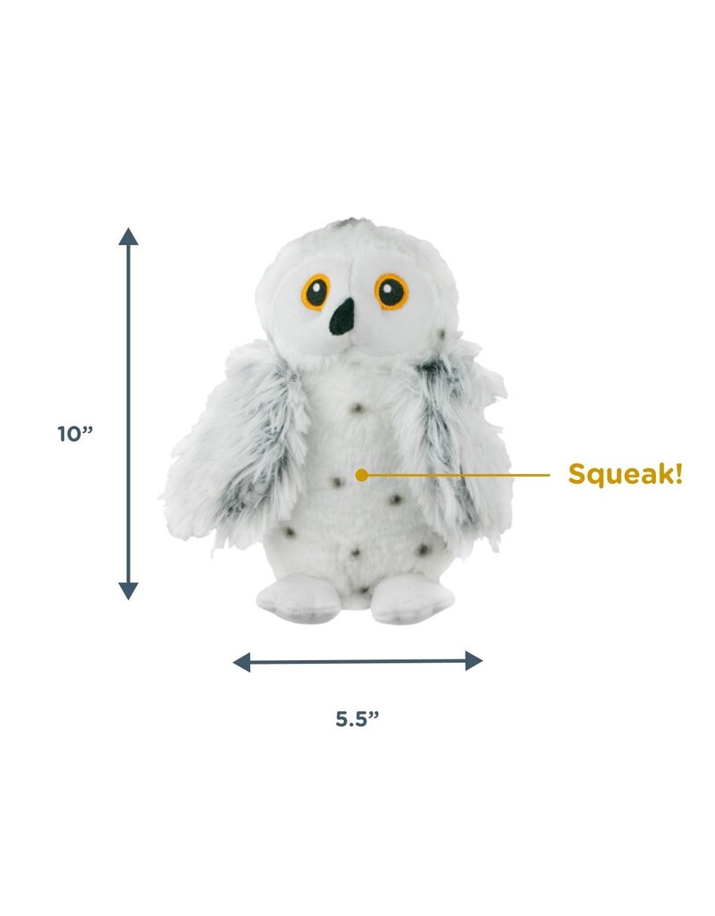 Tall Tails Tall Tails Plush Dog Toys | Animated Snow Owl 9.5 in