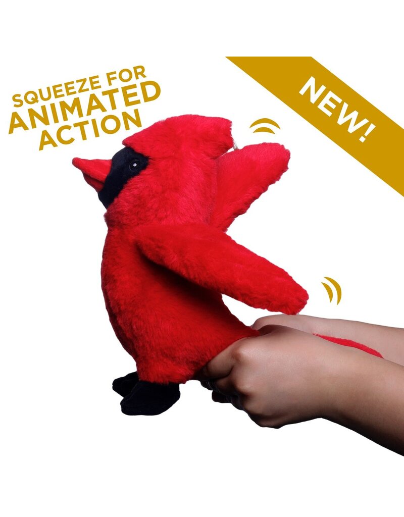 Tall Tails DISC/M Tall Tails Plush Dog Toys | Animated Cardinal 11 in