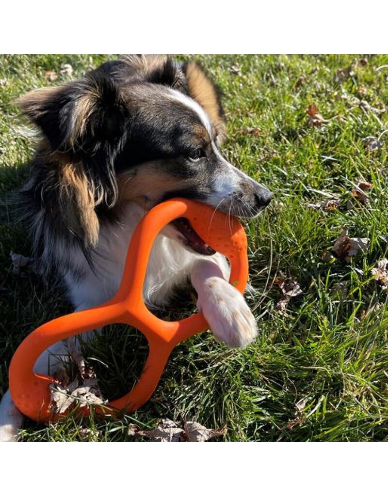 Tall Tails Tall Tails GOAT Dog Toys | 11" Orange Rubber Tug