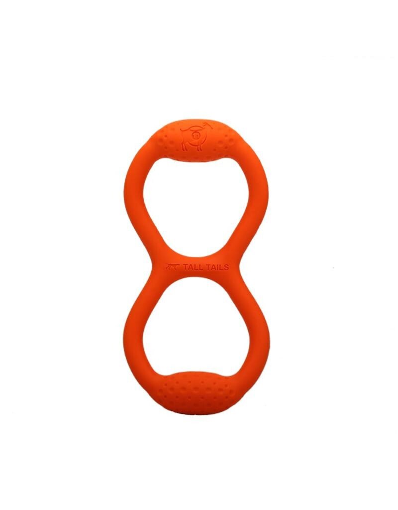 Tall Tails Tall Tails GOAT Dog Toys | 11" Orange Rubber Tug