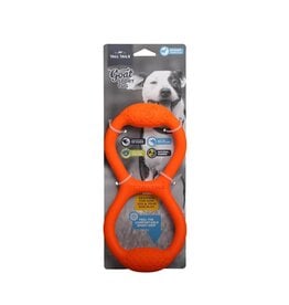 Tall Tails Tall Tails GOAT Dog Toys | 11" Orange Rubber Tug