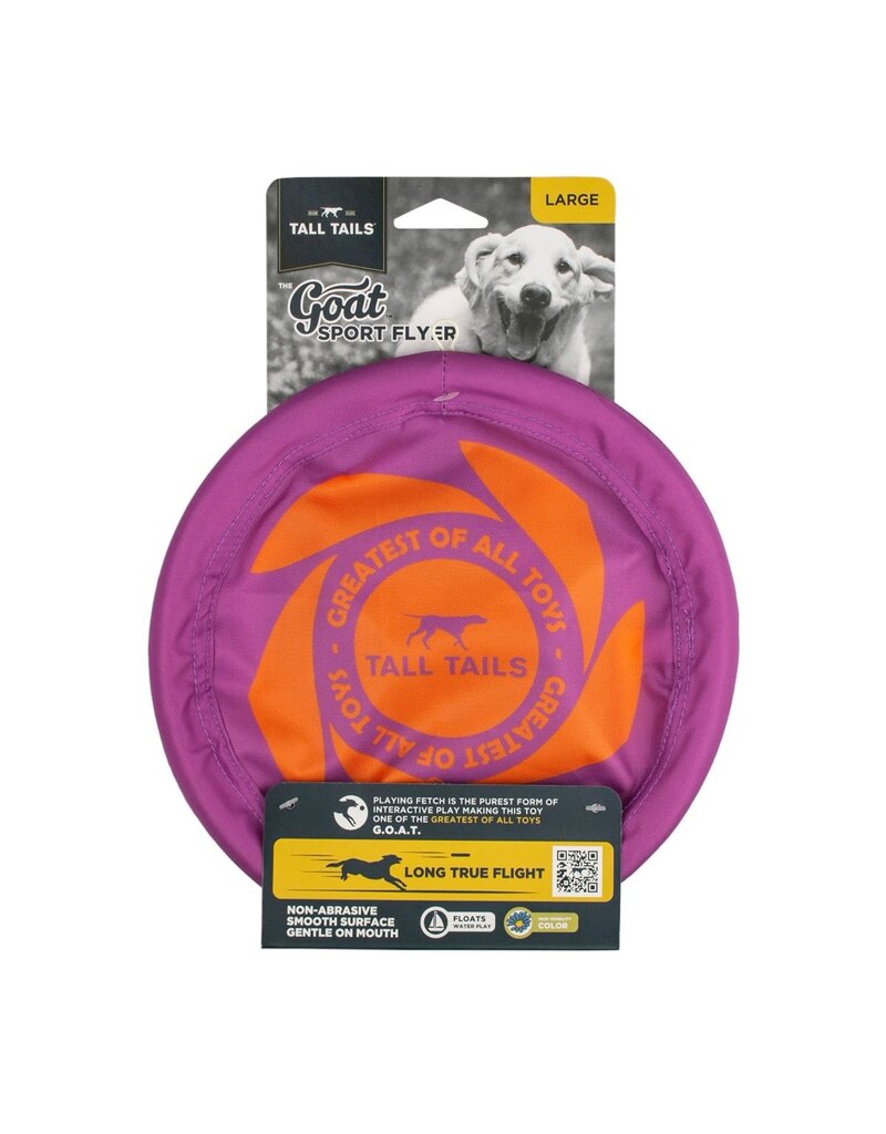 Tall Tails Tall Tails GOAT Dog Toys | 9" Purple Flyer