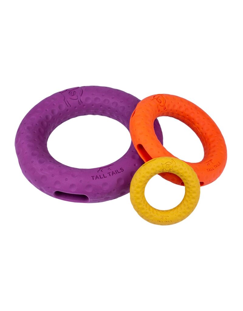 Tall Tails Tall Tails GOAT Dog Toys | 3" Yellow Rubber Ring