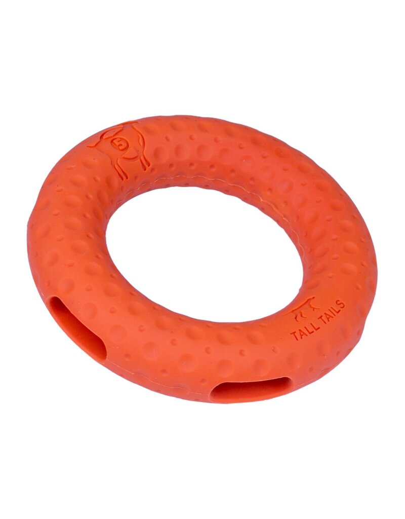 Tall Tails Tall Tails GOAT Dog Toys | 5" Orange Rubber Ring