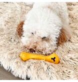 Tall Tails Tall Tails GOAT Dog Toys | 6" Yellow Rubber Bone