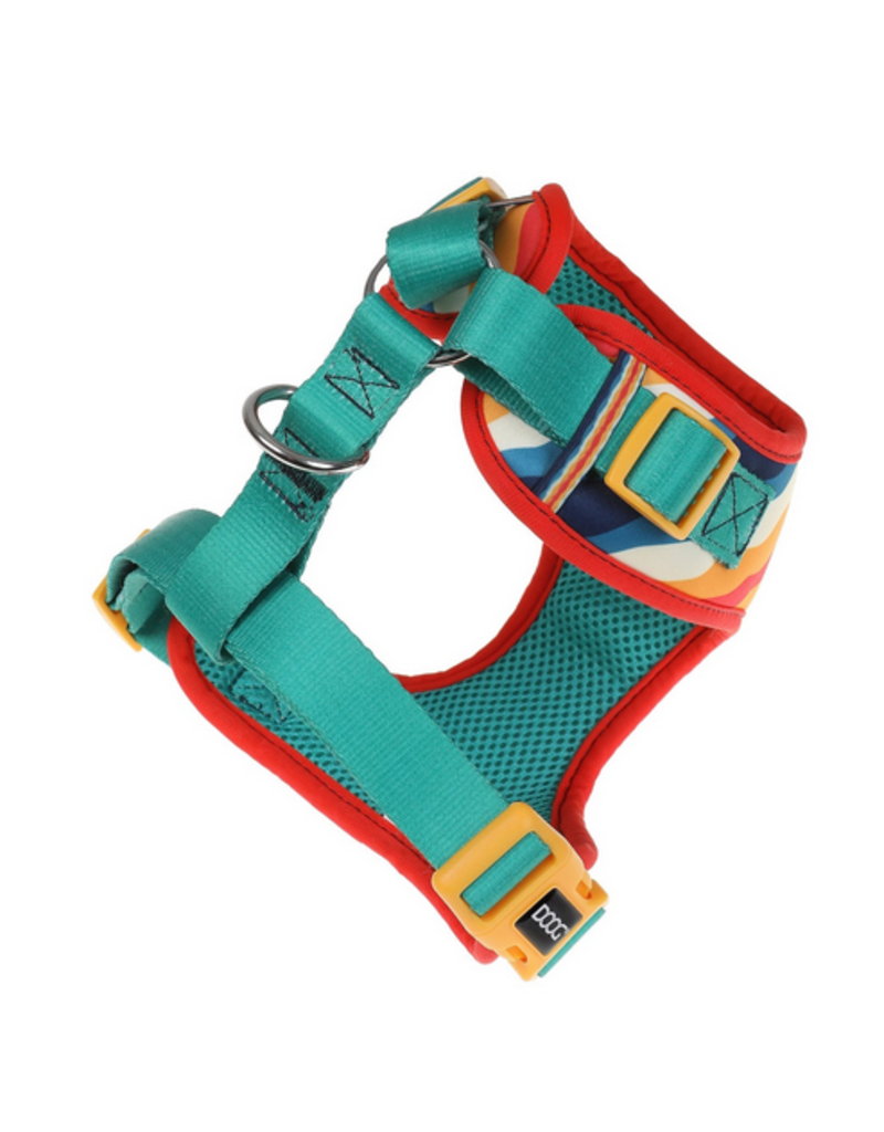 DOOG Gear DISC/D DOOG Neoflex Scout Harness | Red, Yellow & Blue Stripes Small