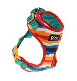 DOOG Gear DISC/D DOOG Neoflex Scout Harness | Red, Yellow & Blue Stripes Small