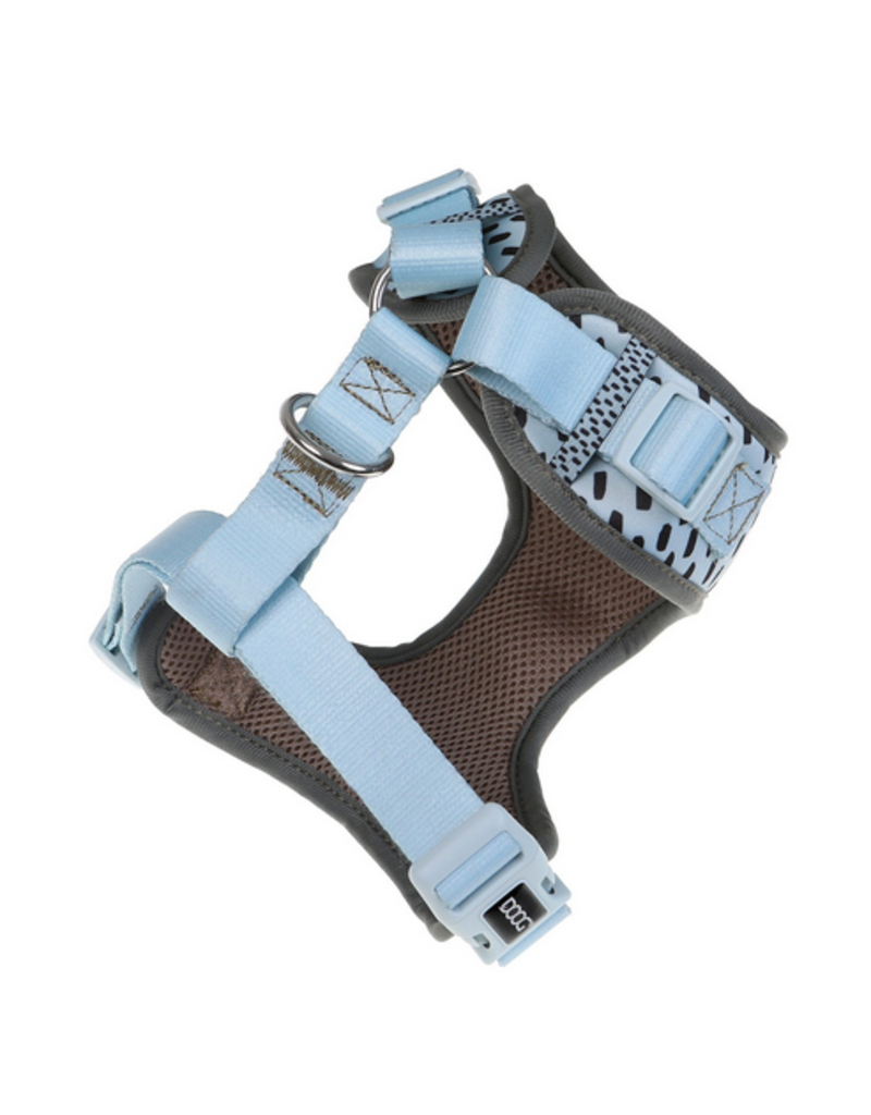 DOOG Gear DOOG Neoflex Dash Harness | Pale Blue with Grey Dots Extra Large (XL)