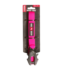 Boss Dog Brand DISC/D Boss Dog Tactical | Hot Pink 6 ft Lead 1"