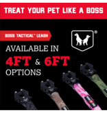 Boss Dog Brand DISC/D Boss Dog Tactical | Hot Pink 6 ft Lead 1"