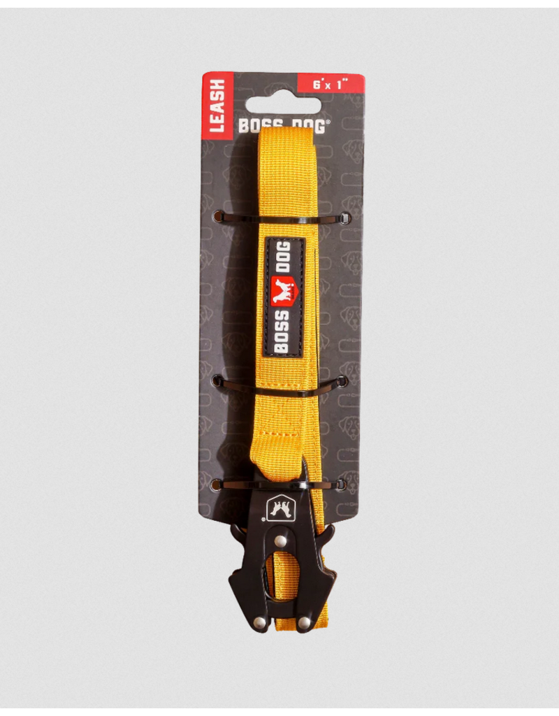 Boss Dog Brand DISC/D Boss Dog Tactical | Yellow 6 ft Lead 1"