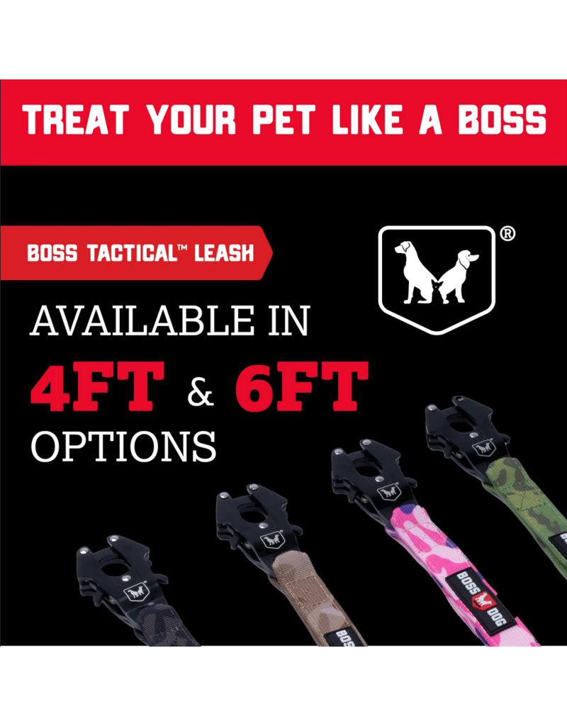 Boss Dog Brand Boss Dog Tactical | Yellow 6 ft Lead 1"