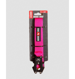 Boss Dog Brand DISC/D Boss Dog Tactical | Hot Pink 4 ft Lead 1.25"