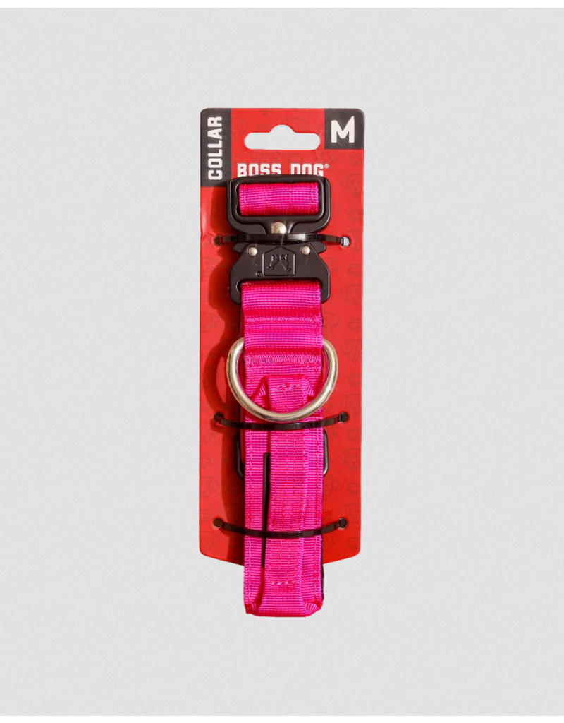 Boss Dog Brand DISC/D Boss Dog Tactical | Hot Pink Collar 1.5" Medium