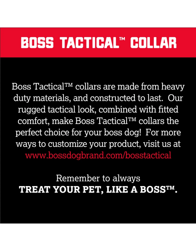 Boss Dog Brand Boss Dog Tactical | Yellow Collar 1.2" Small