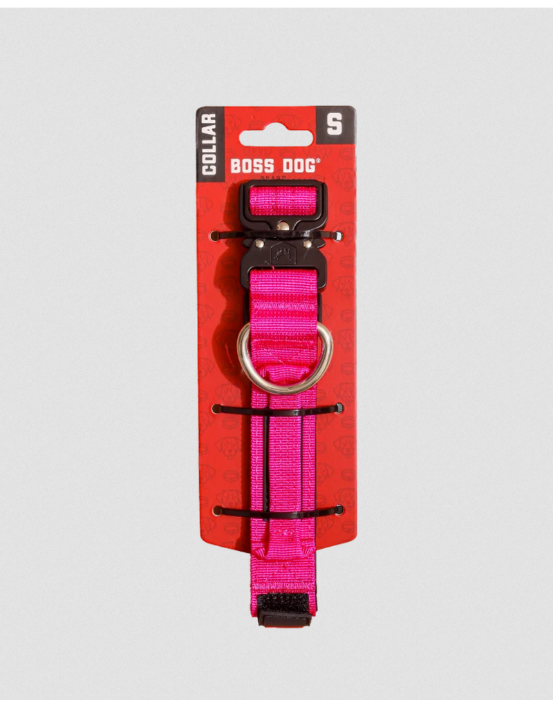 Boss Dog Brand Boss Dog Tactical | Hot Pink Collar 1.2" Small