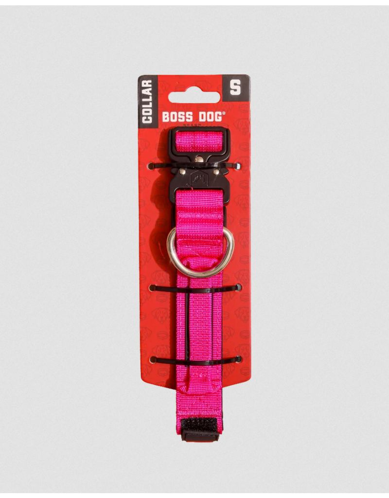 Boss Dog Brand DISC/D Boss Dog Tactical | Hot Pink Collar 1.2" Small