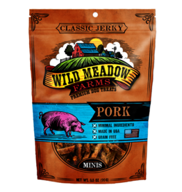 Wild Meadow Farms Wild Meadow Farms Dog Treats | Classic Jerky Mini Bites Pork 4 oz