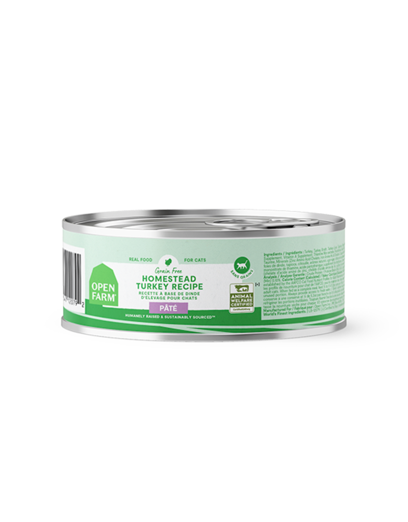 Open Farm Open Farm Pate Canned Cat Food | Grain Free Homestead Turkey Recipe 2.8 oz single