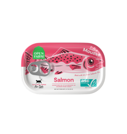 Open Farm Open Farm Silky Mousse Canned Cat Food | Salmon Grain Free Topper 3.17 oz CASE/17