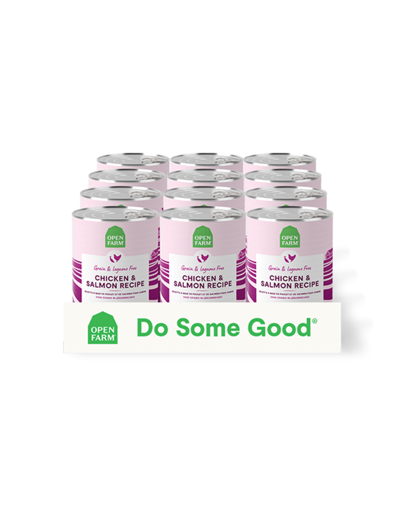 Open Farm Open Farm Pate Canned Dog Food | Grain Free Chicken & Salmon Recipe 12.5 oz CASE/12