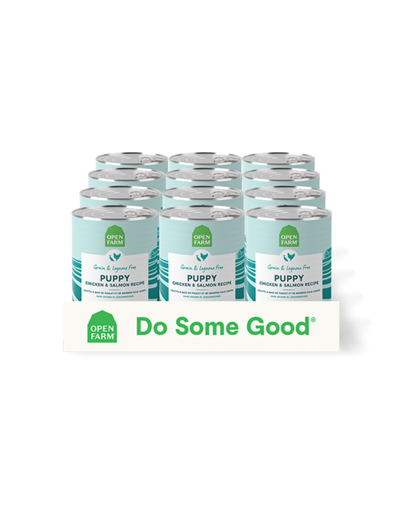 Open Farm Open Farm Pate Canned Dog Food | Grain Free Puppy Chicken & Salmon Recipe 12.5 oz single