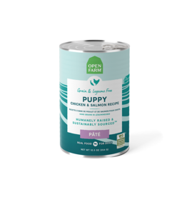 Open Farm Open Farm Pate Canned Dog Food | Grain Free Puppy Chicken & Salmon Recipe 12.5 oz single
