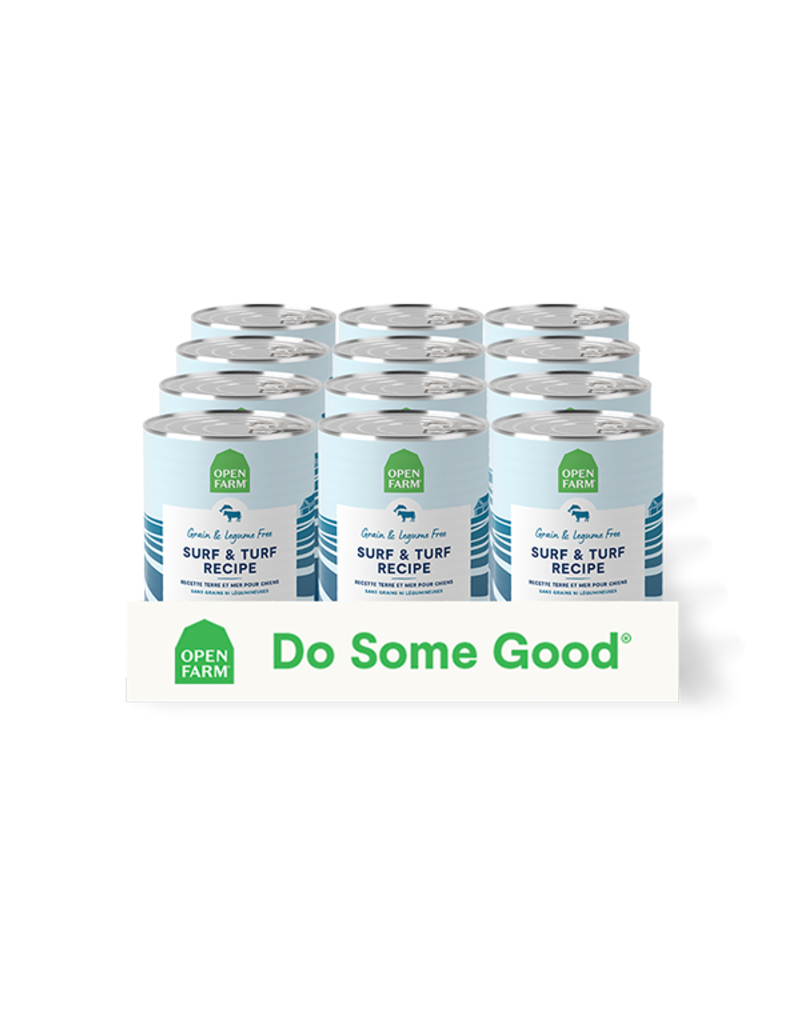 Open Farm Open Farm Pate Canned Dog Food | Grain Free Surf & Turf Recipe 12.5 oz CASE/12