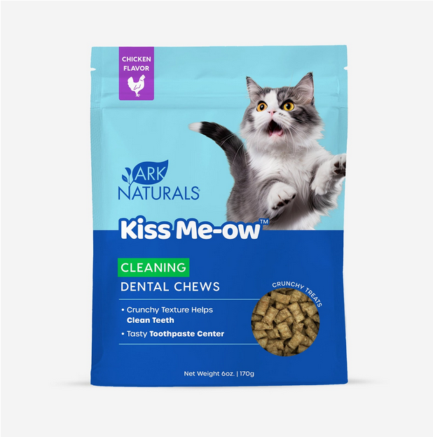 Ark Naturals Dental Treats Kiss Me-ow Crunchy Chicken Treats for