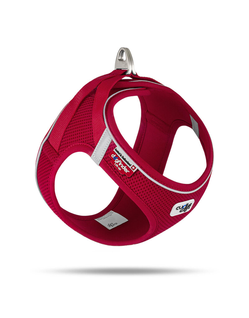 Curli Curli Magnetic Air-Mesh Dog Harness | Red Extra Small (XS)