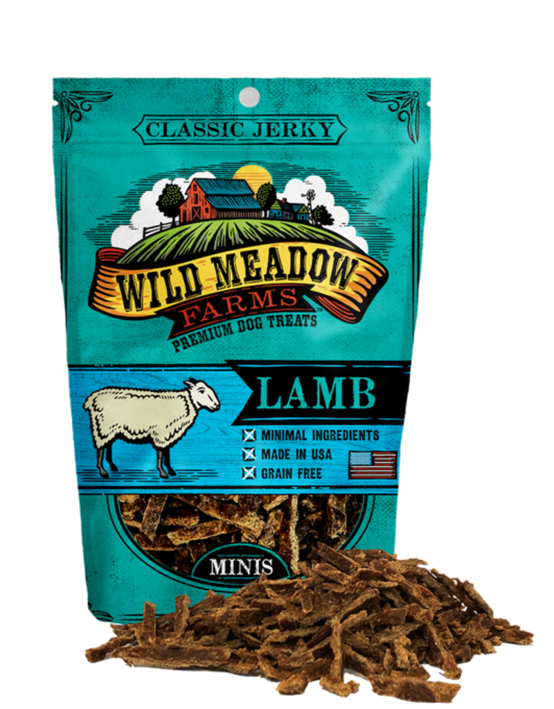 Wild Meadow Farms Wild Meadow Farms Dog Treats | Classic Jerky Mini Bites Lamb 4 oz