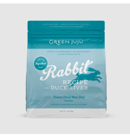 Green Juju Green Juju Freeze Dried Raw Diet | LID Rabbit Recipe with Duck Liver 14 oz CASE/4