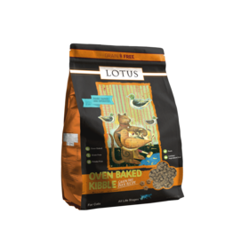 Lotus Natural Pet Food Lotus Oven Baked Cat Kibble | Grain Free Duck Recipe 2.2 lb